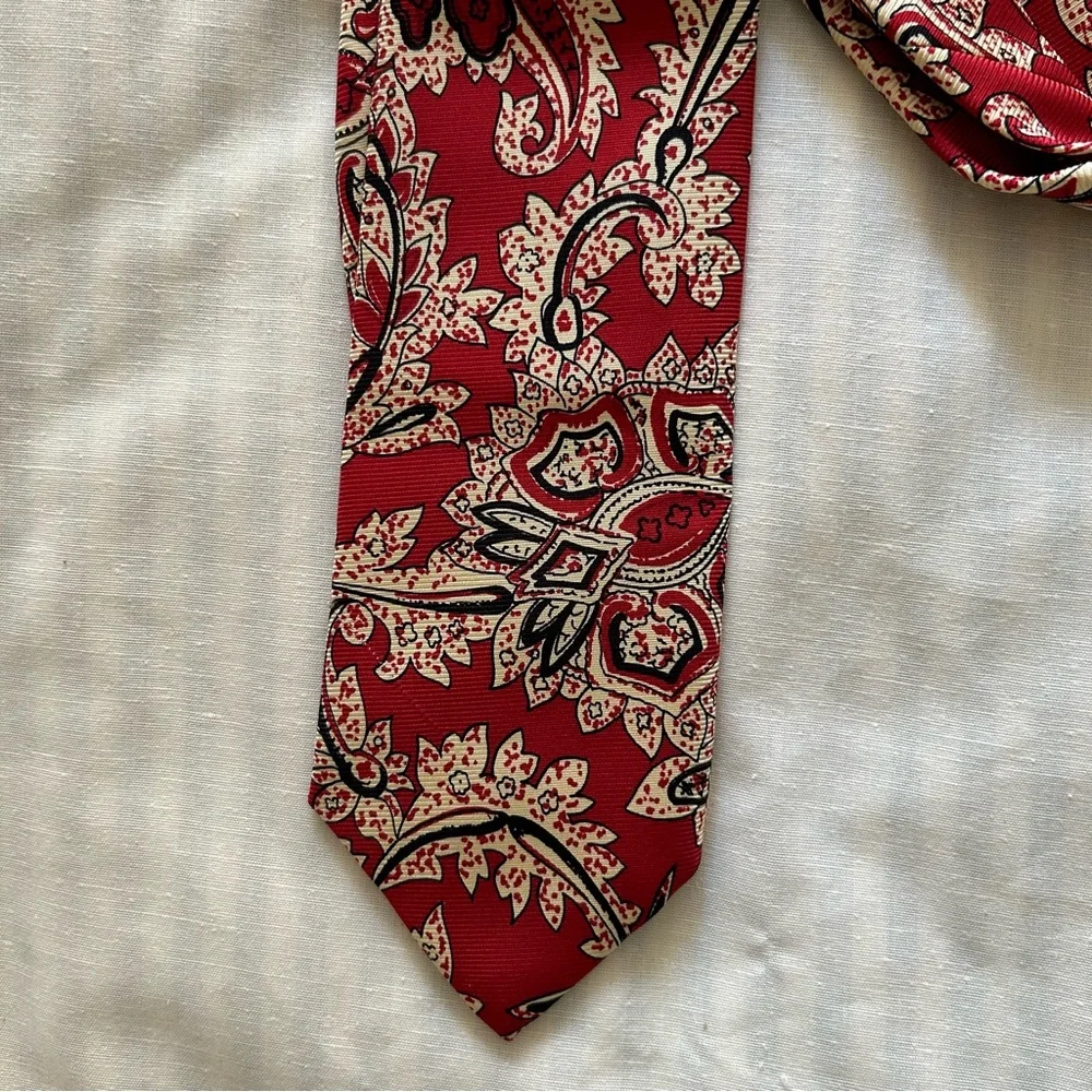 Polo Ralph Lauren Silk handmade tie Office Preppy Quiet luxury